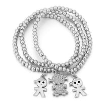 Load image into Gallery viewer, Mix Colors Boy Girl Crystal Charms Bracelets