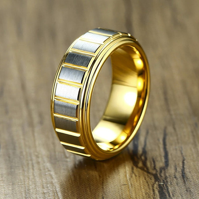Men's Brushed Tungsten Carbide Ring