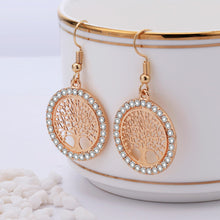 Load image into Gallery viewer, Gold Crystal Drop