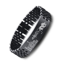 Load image into Gallery viewer, MENS INSPIRED WATCH BAND BRACELET IN BLACK STAINLESS STEEL