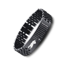 Load image into Gallery viewer, MENS INSPIRED WATCH BAND BRACELET IN BLACK STAINLESS STEEL